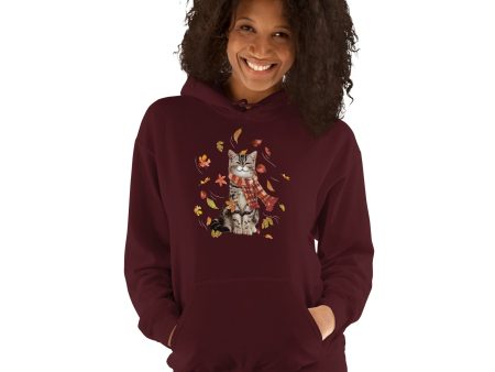 Autumn Kitten Hoodie Discount