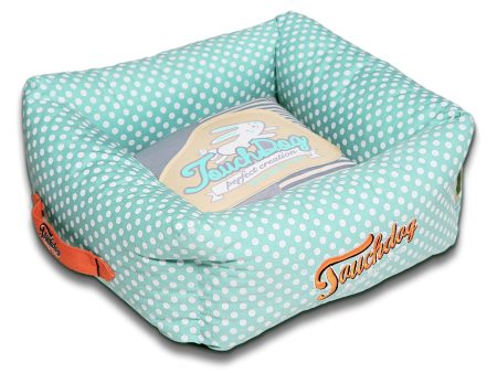 Touchdog® Polka-Striped Polo Easy-Wash Dog Bed For Cheap