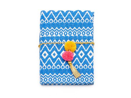 Hana Pom Pom Journal - Blue Online Sale