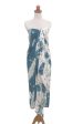 Toya Segara Bliss Wave Motif Tie-Dyed Rayon Sarong from Java on Sale