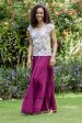 A Day Out in Mulberry Thai Cotton Double Gauze Skirt Hot on Sale