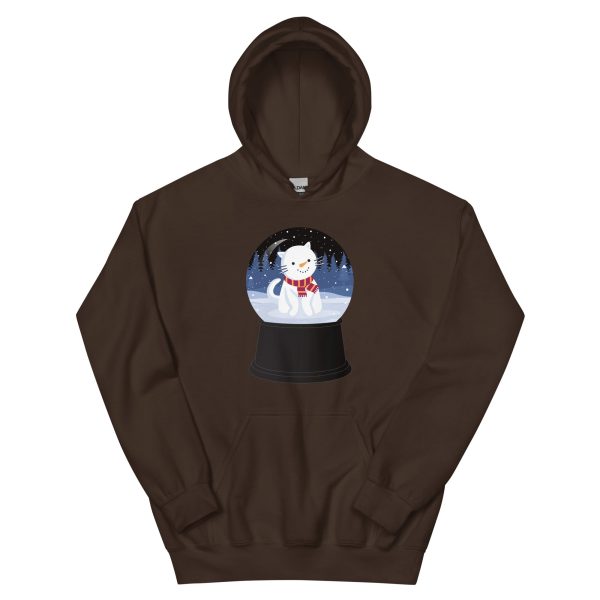 Snowman Kitty Snow Globe Hoodie Online Sale