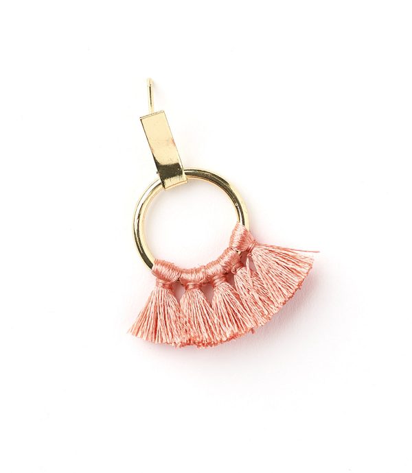 Danu Earrings - Coral Hoop Discount