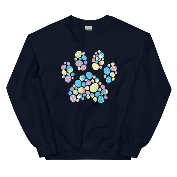 Easter Egg Paw Crewneck Sweatshirt For Discount