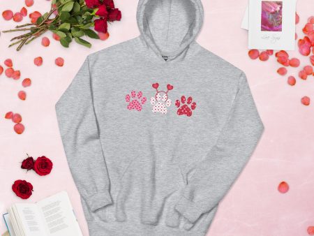 Valentine Paw Love Hoodie Supply