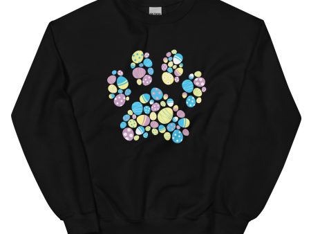 Easter Egg Paw Crewneck Sweatshirt For Discount