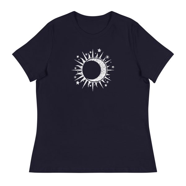 Celestial Sun & Moon Women s Relaxed T-Shirt Discount