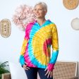 Rainbow Tie-Dye Hooded Tunic Discount