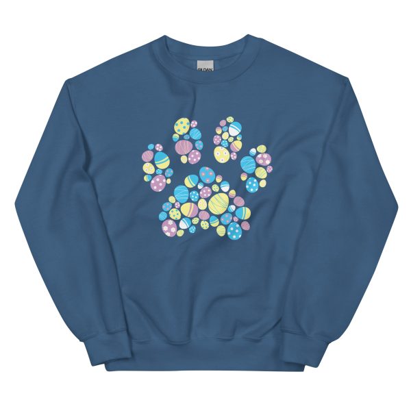 Easter Egg Paw Crewneck Sweatshirt For Discount