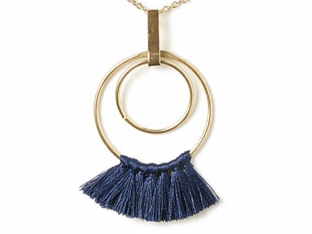 Danu Necklace - Navy Hoop For Discount