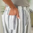 Women s Striped High-Rise Wide-Leg Pants Online now