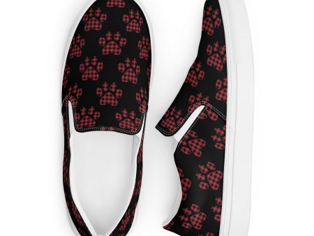 Gingham Slip-On Canvas Shoes Online Hot Sale