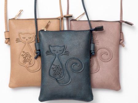 Cut Out Cat Crossbody Bag Sale