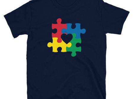 Autism Love at the Center T-Shirt Hot on Sale