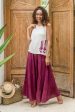 A Day Out in Mulberry Thai Cotton Double Gauze Skirt Hot on Sale