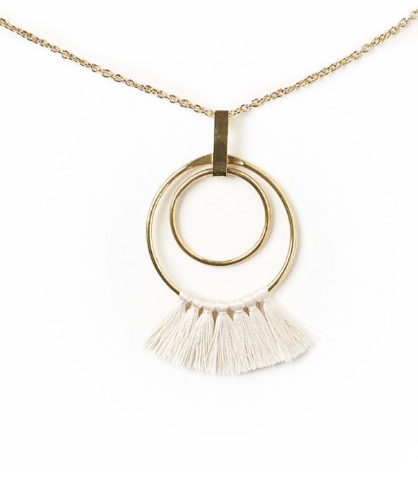 Danu Necklace - Pearl Hoop Fashion