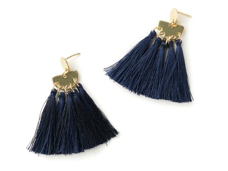 Danu Earrings - Lush Navy Cheap