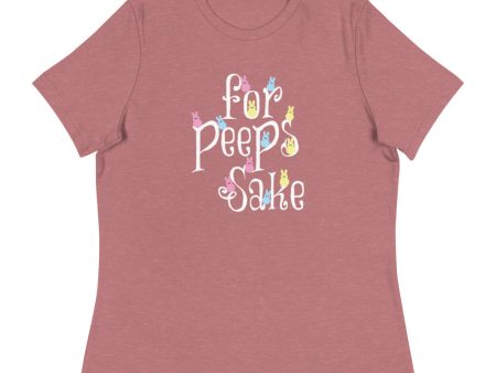 For Peeps Sake Women s Relaxed T-Shirt on Sale