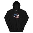 Star Spangled Paw Print Love Hoodie For Discount