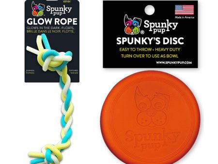 Spunky Pup Rope & Disc Toys Hot on Sale