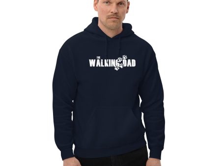 The Walking Dad Paw Print Hoodie For Sale