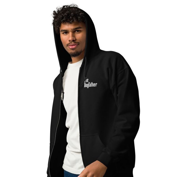 The Dogfather Unisex Heavy Blend Zip Hoodie Hot on Sale