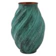 Antique Spirals Spiral Motif Copper Vase from Mexico Online Hot Sale