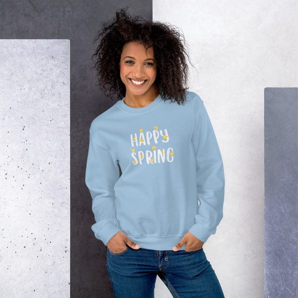 Happy Spring Crewneck Sweatshirt Online Hot Sale