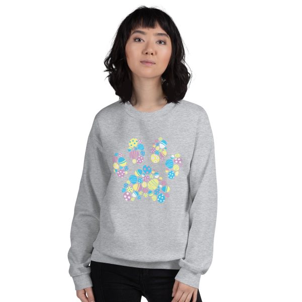 Easter Egg Paw Crewneck Sweatshirt For Discount