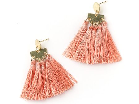 Danu Earrings - Lush Coral Online Hot Sale