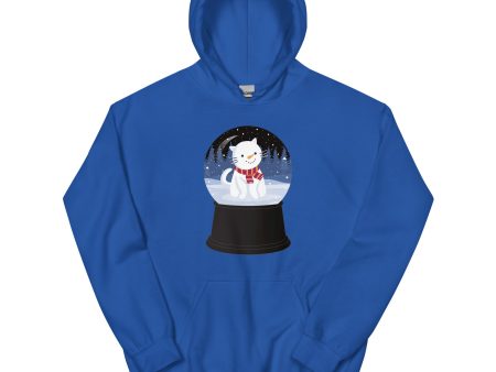 Snowman Kitty Snow Globe Hoodie Online Sale