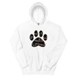 Christmas Lights Paw Print Hoodie For Sale