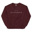 Just A Mom & Her Cat Crewneck Sweatshirt For Discount